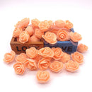 GobekUsa Handmade Foam Rose Flower Heads | 100Pcs Wedding Craft Decoration