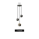 GobekUsa Industrial Moon Cement Pendant Light for Kitchen, Bar, and Bedside
