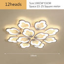 GobekUsa Lotus Design LED Acrylic Chandelier Ceiling Lamp for Modern Living, Dining, and Study Rooms