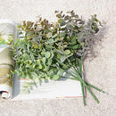 GobekUsa Green Eucalyptus Branch: Faux Leaves for Home & Wedding Decor