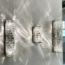 GobekUsa Crystal Glass Wall Sconce Lamp for Modern Light Luxury Home Decor