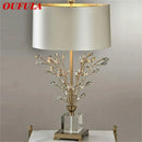 GobekUsa Crystal Branch LED Desk Lamp for Home Bedroom