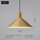 GobekUsa Black Gold LED Pendant Lights for Home Restaurant Loft Bar Industrial Decor