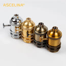 GobekUsa E27 Industrial Lamp Base Holder Aluminum Retro Pendant Fixture