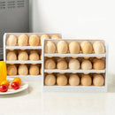 GobekUsa Egg Storage Rack - Practical Refrigerator Organizer Box for Kitchen