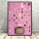 GobekUsa Grand Budapest Hotel Minimalist Wall Poster for Stylish Home Decor