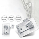 GobekUsa Aluminum Showerhead Holder: Adjustable & Traceless Bathroom Accessory