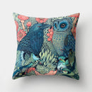 GobekUsa Cute Owl Cushion Pillow Cover for Home Sofa Bedroom Decor