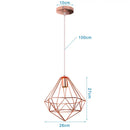GobekUsa Industrial Pendant Lights E27 LED Hanging Lamp Modern Loft Lighting for Home