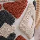 GobekUsa Boho Style Embroidered Pillow Cover with Tassels for Living Room & Bedroom