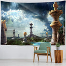 GobekUsa Angel Devil Hell Witchcraft Hippie Psychedelic Halloween Dorm Tapestry