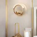 GobekUsa Crystal Nordic Wall Sconce for Home Decoration, Bedside Bedroom Lamp