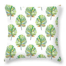 GobekUsa Green Leaves Decorative Throw Pillowcase 45*45cm for Sofa Home Decor