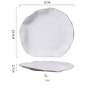 GobekUsa Ceramic Dinner Plate Set - Premium Quality Round Plates for Restaurants and Home Use