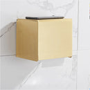 GobekUsa Brushed Gold Bathroom Set: Shelf, Towel Rack, Holder, Toilet Brush - Bath Hardware