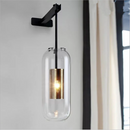 GobekUsa Gold Glass Wall Lamp: Post-modern E14 Industrial Sconce for Home Decor
