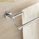 GobekUsa Double Towel Bar 60cm - Chrome Finish Stainless Steel Bathroom Accessory