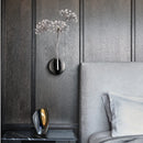GobekUsa Dandelion Crystal Flower Wall Lamp for Bathroom, Bedroom, Living Room.