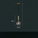 GobekUsa Glass Planet Pendant Light: Modern LED Nordic Hanging Lamp for Living Bedroom Susp...