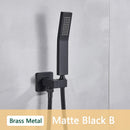 GobekUsa ABS Plastic Hand Shower with Hose, Bracket | Wall Mounted Handheld Shower