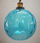 GobekUsa Blue Glass Ball LED Pendant Lights for Modern Living Room and Kitchen Decor