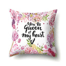 GobekUsa Green Tropical Leaves Pillow Cover - Four Season Landscape Decor