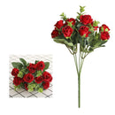 GobekUsa 5-Fork 11 Roses Bouquet for Home Decor – Small Fresh Korean Style Simulation