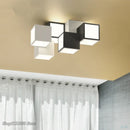 GobekUsa Acrylic LED Ceiling Light with Remote Control - Modern Square Design