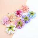 GobekUsa 100pcs Silk Gerbera Flowers for Christmas, Wedding, DIY, Scrapbooking, Gifts