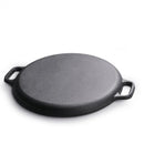 GobekUsa Cast Iron Skillet Pan - Versatile Cooking Pot for Pancakes, Pizzas, and More