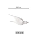 GobekUsa Golden Bird Wall Hanging Modern Decor Pigeon Accessory