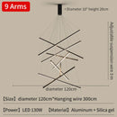GobekUsa Ladder Characteristic Pendant Chandelier LED Living Room Kitchen Dining Light