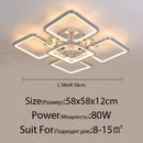 GobekUsa LED Chandelier: Remote Dimmable Indoor Lighting for Bedroom, Restaurant, Living Room