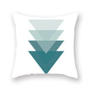 GobekUsa Green Geometric Pillowcase - Nordic Classic Design for Home Decor and Comfort