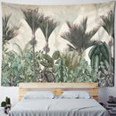 GobekUsa Banana Tree Tapestry Wall Hanging: Psychedelic Hippie Oil Painting, Tropical Plant Background Boho Decor