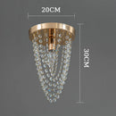 GobekUsa Crystal Sun Flower Ceiling Chandelier - Golden/Silver for Foyer, Bedroom, Aisle Decor