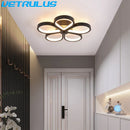 GobekUsa Acrylic Flower Twisted LED Chandelier Ceiling Lamp for Living Room, Hotel Decor