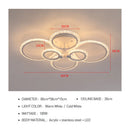 GobekUsa Acrylic Ceiling Lights Modern Chandelier LED Lamps Dining Living Room Bedroom Decor