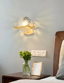 GobekUsa Japanese Moon Wood Wall Lamp - Minimalist Design - LED Sconce Lights