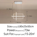 GobekUsa Geometric Aluminum Pendant Light for Living Bedroom Restaurant Kitchen - Modern Art Luminaire