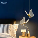 GobekUsa Butterfly Pendant Lamp: Stylish Suspension Hanging Light for Bedroom, Living Room, Bar