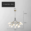 GobekUsa Elegant Firefly Chandelier - Luxury Nordic Bedroom & Restaurant Lighting
