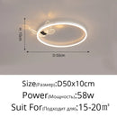 GobekUsa LED Chandelier: Modern Indoor Lighting for Bedroom, Study, Living Room - Luster Lamps