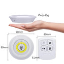 GobekUsa LED Under Cabinet Light with Remote Control Dimming
