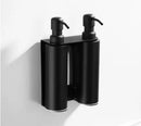 GobekUsa Black Stainless Steel Wall-Mounted Soap Dispenser