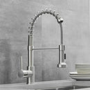 GobekUsa Kitchen Faucet: Nickel Sink Mixer, Chrome Vanity Tap, Rotating Faucet for Modern Homes