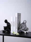 GobekUsa Creative Ceramics Sculpture for Modern Desktop Bookcase Decor and Home Craft Decoration
