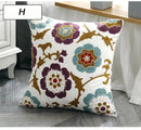 GobekUsa Ethnic Style Canvas Embroidery Pillow Cover 45x45cm