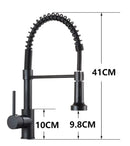 GobekUsa Kitchen Faucet: Nickel Sink Mixer, Chrome Vanity Tap, Rotating Faucet for Modern Homes