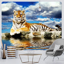 GobekUsa Animal Psychedelic Tapestry: Bohemian Bedroom Decor & Yoga Mat